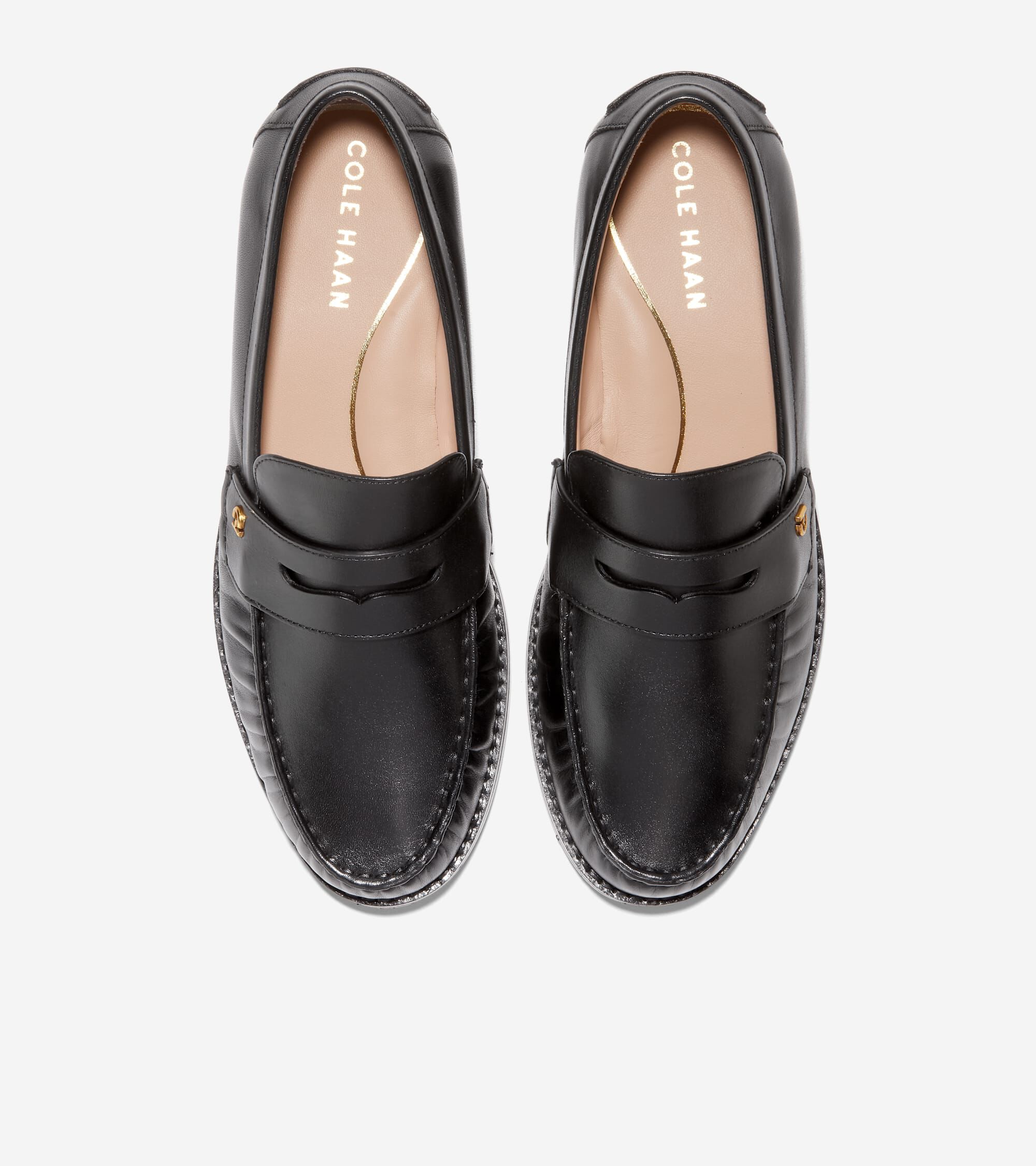Women's Lux Pinch Penny Loafer in Black | Cole Haan